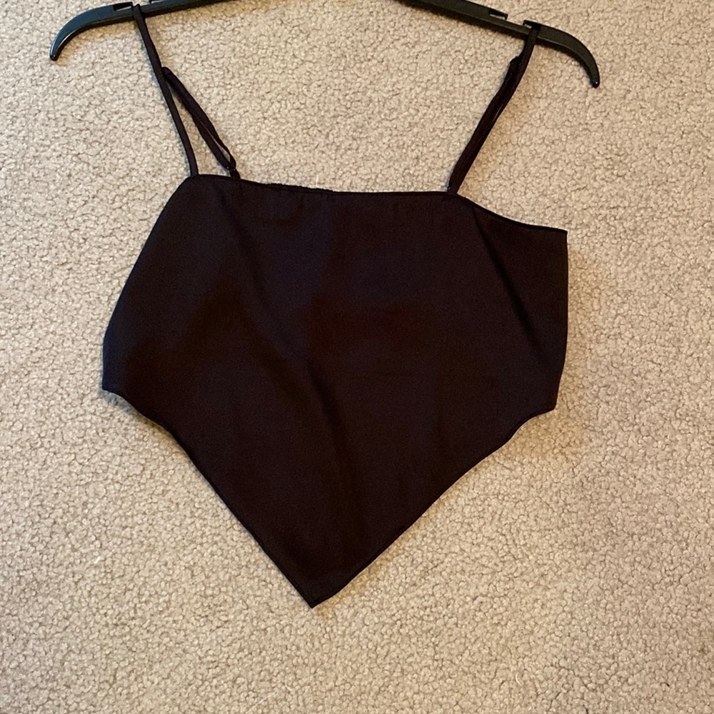 H&M crop top. Black. Size XS.